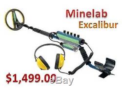 Minelab Excalibur II 1000 Metal Detector with 10 Coil Best Water Detector Ever