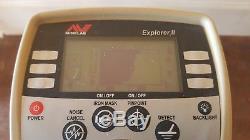 Minelab Explorer II 2 Metal Detector Multi Frequency Finds Deep Coins EOD Gold