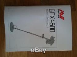Minelab GPX 4500 metal detector with accessories