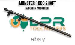 Minelab Monster replacement Shaft inc 2 quick action Nylon clamps Carbon fibre