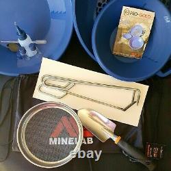 Minelab PRO-GOLD Gold Panning Kit Plus. 14-Piece Kit -Tools for Gold Prospecting