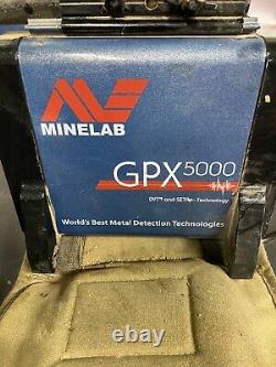 Minelab gpx 5000 used bundle