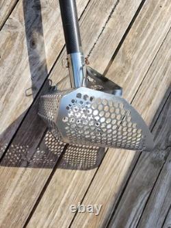 Motley Beach Sand Scoop & Carbon Fiber Handle & Pull Handle