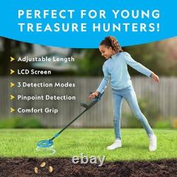 NATIONAL GEOGRAPHIC Metal Detector for Kids 7.4 Waterproof Metal Detector