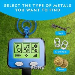 NATIONAL GEOGRAPHIC Metal Detector for Kids 7.4 Waterproof Metal Detector