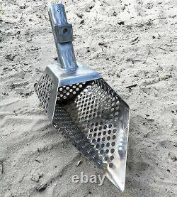 NEW MODEL Beach Sand Scoop Detector Gold Hunting Detecting Tool Stainless Steel