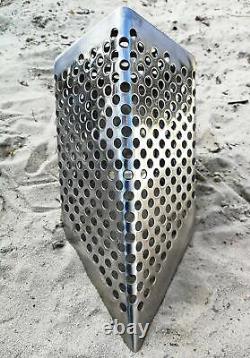 NEW MODEL Beach Sand Scoop Detector Gold Hunting Detecting Tool Stainless Steel