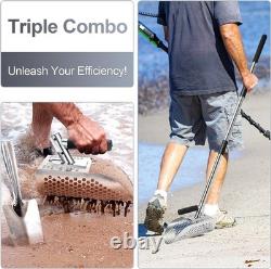 NEW Stainless Steel Sand Scoop Metal Detecting Underwater Treasure Sifter Shovel