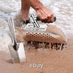 NEW Stainless Steel Sand Scoop Metal Detecting Underwater Treasure Sifter Shovel
