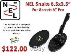 Nel 6.5x3.5 Snake Search Coil For Garrett At Pro Free Shipping