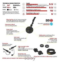 New Double-D Search Coil for Metal Detector Garrett ACE ALL Detecting Treasure