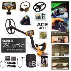New GARRETT ACE 400 Metal Detector Fall Special Z-Lynk Wireless And Accessories