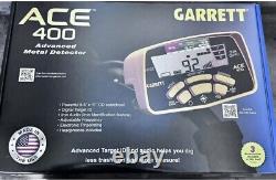 New! GARRETT Ace 400 Metal Detector Free Shipping Accessories Included