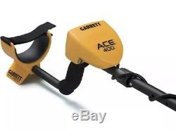 New! Garrett Ace 400 Metal Detector with Submersible Coil + Free Accessory Bundle