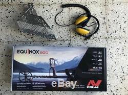 New Minelab Equinox 800 Metal Detector With Waterproof Headphones & Sand Scoop