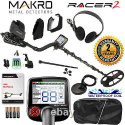 Nokta Makro Racer 2 Metal Detector Pro Package with 2 Waterproof Coils, Extras