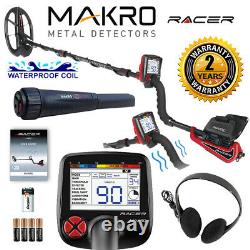 Nokta Racer Detector Standard Package with 11x7 Waterproof Coil & Pinpointer