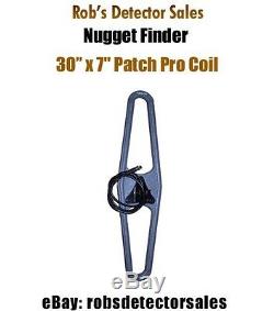 Nugget Finder 30 x 7 Patch Pro Searchcoil for Minelab SD, GP or GPX series