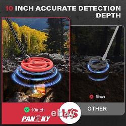 PANCKY Metal Detectors for Adults Waterproof 10 Coil Gold Detectors PK0075