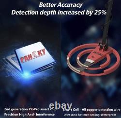 PANCKY Metal Detectors for Adults Waterproof 10 Coil Gold Detectors PK0075