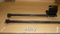 Plugger's 2pc Carbon Fiber Shaft for the Minelab Equinox with Plugger Arm Cuff