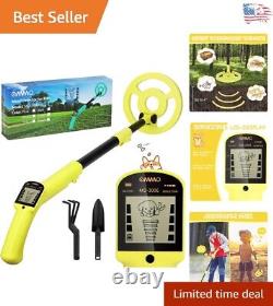 Portable Kids Metal Detector with Intuitive LCD Display and Full Accessories Set