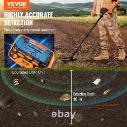 Pro Metal Detector for Adults, 10 IP68 Waterproof Gold Detector with7 Modes