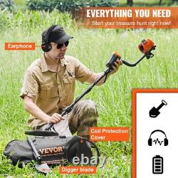 Pro Metal Detector for Adults, 10 IP68 Waterproof Gold Detector with7 Modes