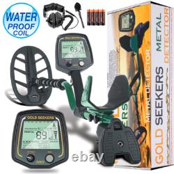 Professional Metal Detector With WaterProof Coil Gold Finder Made in the USA