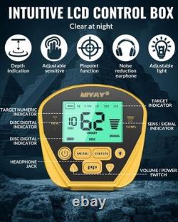 Professional Metal Detector for Every Adventurer 5 Modes & Waterproof 10 Coil