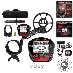 Professional Waterproof Metal Detector with Ergonomic Design & Accessories