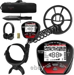 Professional Waterproof Metal Detector with Ergonomic Design & Accessories