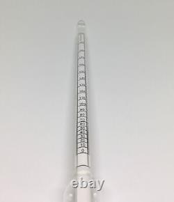 Proof & Tralle Hydrometer Alcohol Meter Testing Spirit Scale 0- 200% 10 UNIT LOT