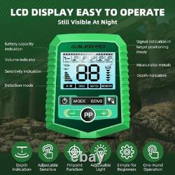 Rechargeable Metal Detector for Adults and Kids, Professional Gold Underground D