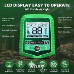 Rechargeable Metal Detector for Adults and Kids, Professional Gold Underground D