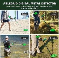 Rechargeable Metal Detector for Adults and Kids, Professional Gold Underground D