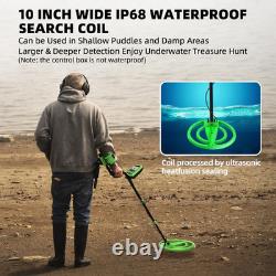 Rechargeable Metal Detector for Adults and Kids, Professional Gold Underground D