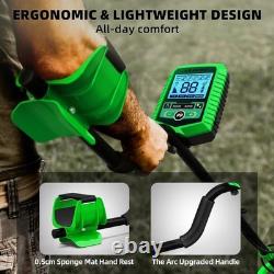 Rechargeable Metal Detector for Adults and Kids, Professional Gold Underground D