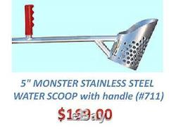 Reilly's RTG PRO 5 STAINLESS STEEL WATER SCOOP with 1/2 Holes (#RTG711)