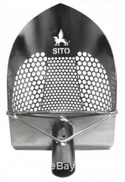 SITO Sharp (Mixed Circular Holes) Stainless Steel Beach Metal Detecting Scoop