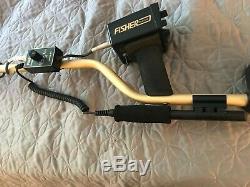 SUPER RARE Fisher 1266-X Metal Detector Pkg with 2 coils AND Model 6x Probe