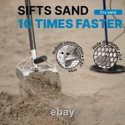 Sand Scoop 11x7 Bag + Scoop + Carbon Fiber Handle Metal Detector Accessories