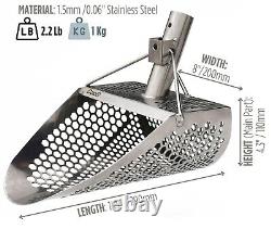 Sand Scoop CooB Metaldetecting Tool Stainless Steel Hex-710