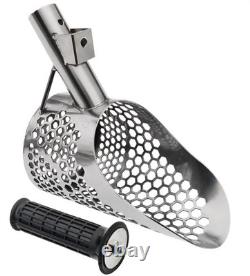 Sand Scoop Metal Detecting Hunting Tool. Stainless Steel Sand Scoop Metal Det