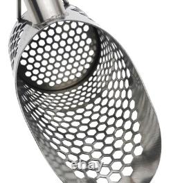 Sand Scoop Metal Detecting Hunting Tool. Stainless Steel Sand Scoop Metal Det