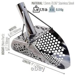 Sand Scoop Shovel Metal Detector Monstrik V1, Sand Scoops Treasure Detecting