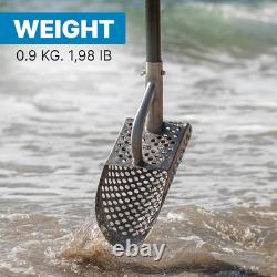 Sand Scoop for Metal Detecting Heavy Duty Sand Sifter for the Beach Stainless St