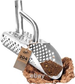 Sand Scoop for Metal Detecting Heavy Duty Sand Sifter for the Beach Stainless St