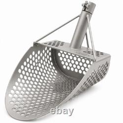 Sand Scoop for Metal Detecting Heavy Duty Sand Sifter for the Beach Titanium