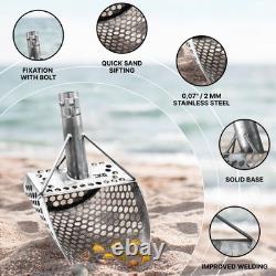 Sand Scoops for Beach Metal Detecting Stainless Steel Beach Metal Detecting S